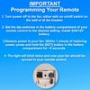 Comfort Direct RH787T / TR29 Fan Remote Control For DC Ceiling Fans