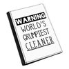 Gift Base Warning World's Grumpiest Cleaner Passport Holder Cover