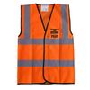 Drone Pilot Printed Orange Vest, Aerial Photography, Events, Medium