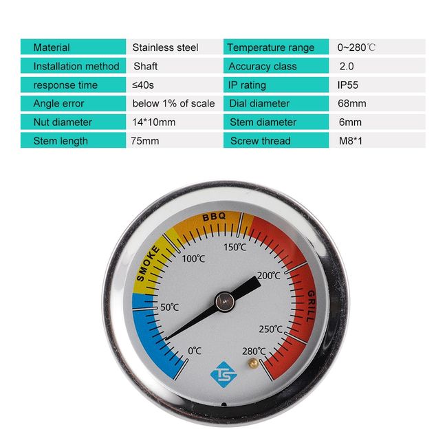 Thermometer, Bi-metal Oven