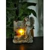 Memorial Statue Garden Angel Solar Led Light Cemetary Grave Decorations Memory