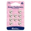 Sew On Snap Fasteners 11mm: Nickel/Silver