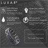 Men's Titanium Magnetic Linked Bracelet | Double Magnet Strength with Powerful Rare-Earth Neodymium Magnets | Adjustable Length with Steel Resizing Tool (Brushed Black)