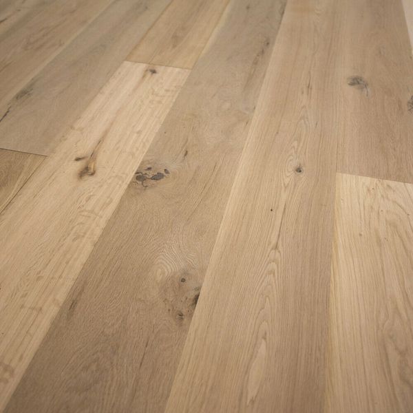 French Oak Wood Flooring 7 1/2" x 1/2" Unfinished Engineered Square Edge, Sample