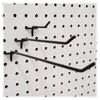 8" Black Metal Pegboard Hooks - 100 Pack