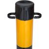 Plastic Chain Posts, Free Standing Chain Link Barrier, Yellow & Black Safety Bollards