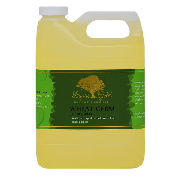 32 Oz Premium Wheat Germ Oil Refined Pure & Organic Skin Hair Nails Health Care