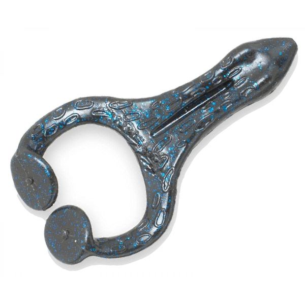 Z-Man Hard Leg FrogZ Bait, Black/Blue Flake, 4-Inch