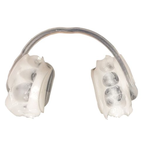 AquaSplint Thermo Prefabricated CMD Bite Splint, Instant Aid for TMJ Pain, Muscle Relaxation, Lined, Not Against Crunch, Made in Germany