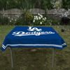 WinCraft Dodgers Logo Tablecloth and Square Table Cover Overlay