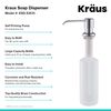 Kraus Boden Soap Dispenser for Kitchen Sink in Chrome