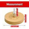 4" Adhesive Eraser Wheel with Pad & Adapter Graphics Removal Tool Eraser - 7758