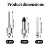 Grease Gun Needle Tip Kit 7 Pcs,Bearing Needle Nozzle Fitting Injector Tool