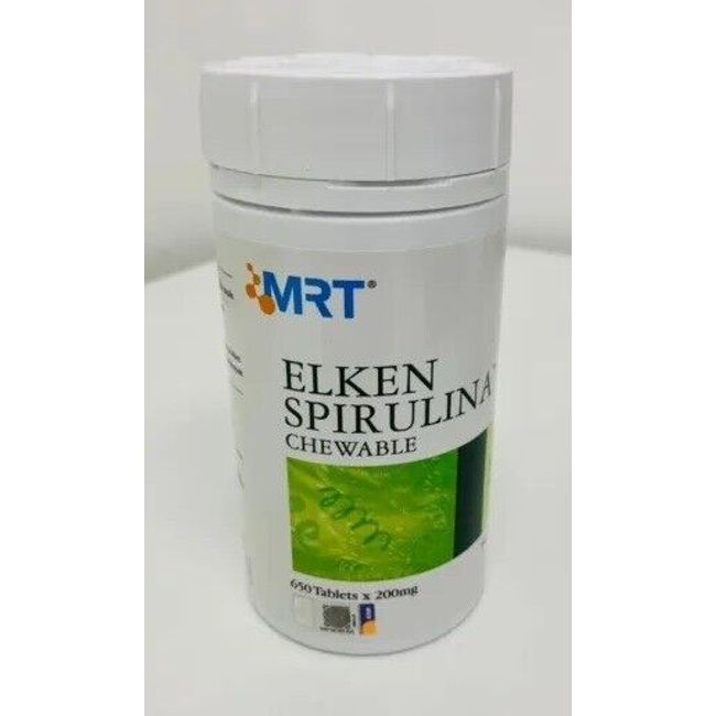 4 x ELKEN : ELKEN SPIRULINA 650 Tabs Balanced Nutrition Organic EXPRESS DELIVERY