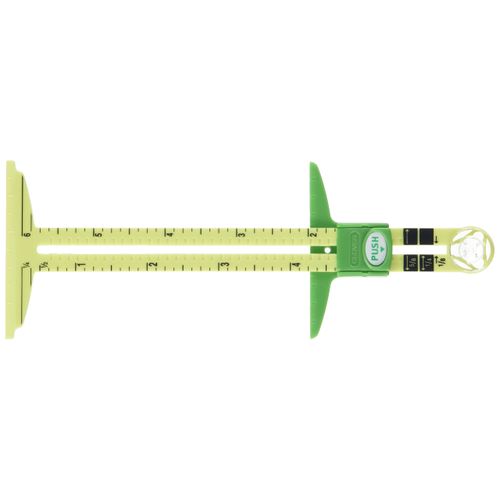 Clover 9506 5 in 1 Sliding Gauge with Nancy Zieman, 9.13 x 4 x 0.38
