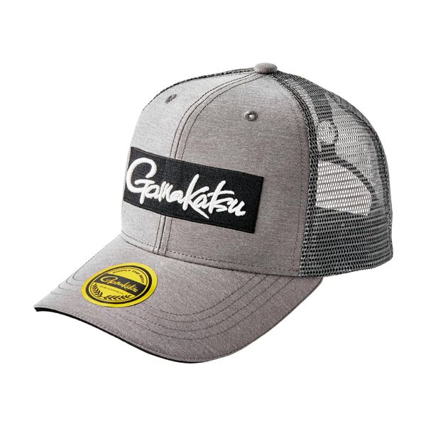 Gamakatsu GM9104 Half Mesh Cap (Box Logo) Gray L