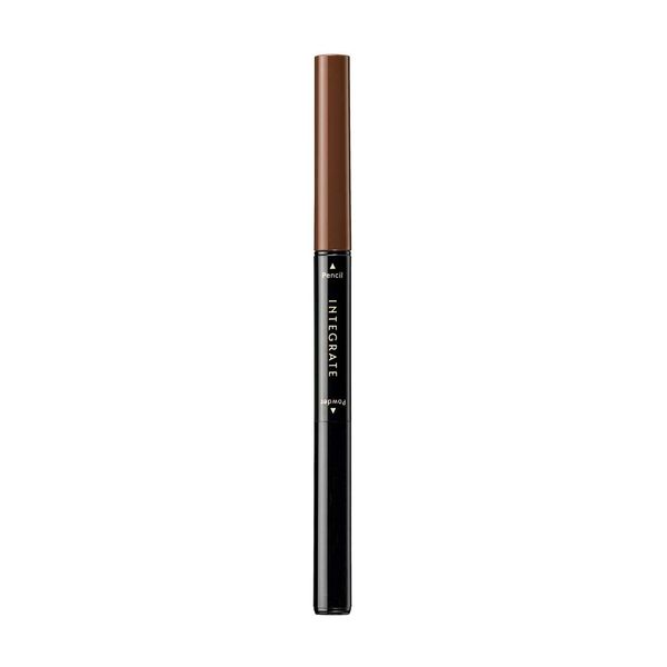 Integrate Natural Stay Eyebrow BR660 Skin Friendly, Brown, 0.01 oz (0.3 g) + 0.01 oz (0.4 g)
