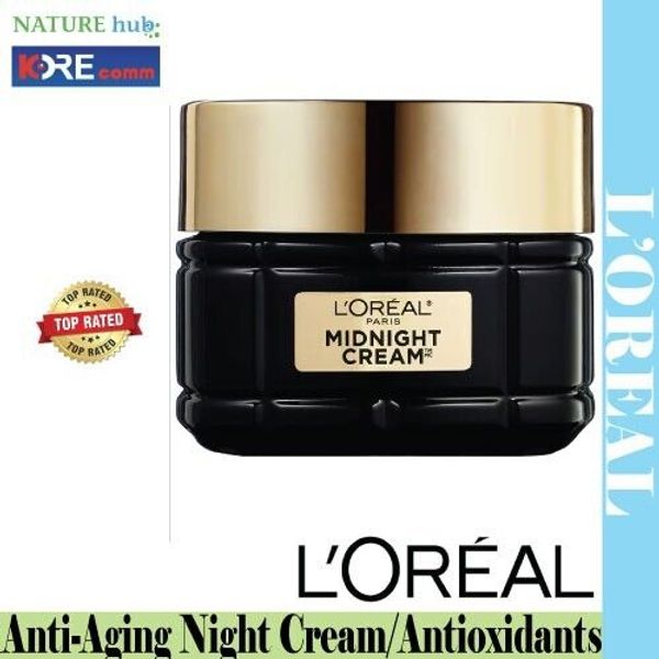 L'Oreal Cell Renewal Midnight Cream Anti-Aging Night Cream Anitioxidant 1.7oz