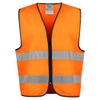 Projob - Hi-Vis Weste für Herren (Einheitsgröße) (Orange/Schwarz)