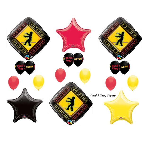 Pioneer 1 X Zombies Zone Birthday Party Balloons Decorations Supplies