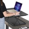 Adjustable height affordable laptop standing desk riser converter conversion