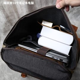 NZPJ Male Retro Leather Wallet Female Short Wallet First Layer