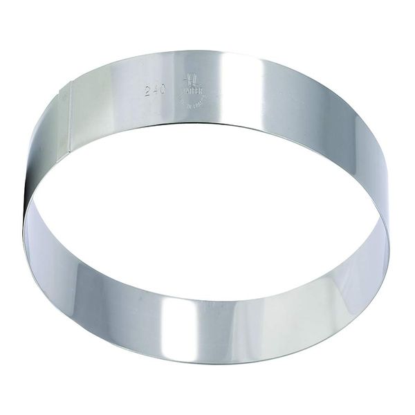 Matfer Bourgeat Entremet/Flan Ring, Stainless Steel, 11 3/4"