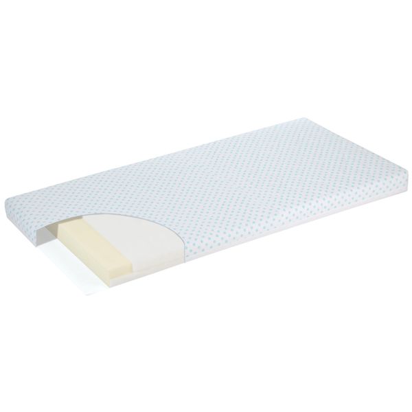 Alvi Kinder Schaumstoff-Duo-Matratze Mona 70 x 140 cm | Hochwertige Kaltschaummatratze | Bettmatratze wendbar mit Baby- & Juniorseite | Matratze Feuchtigkeits- und wärmeregulierend
