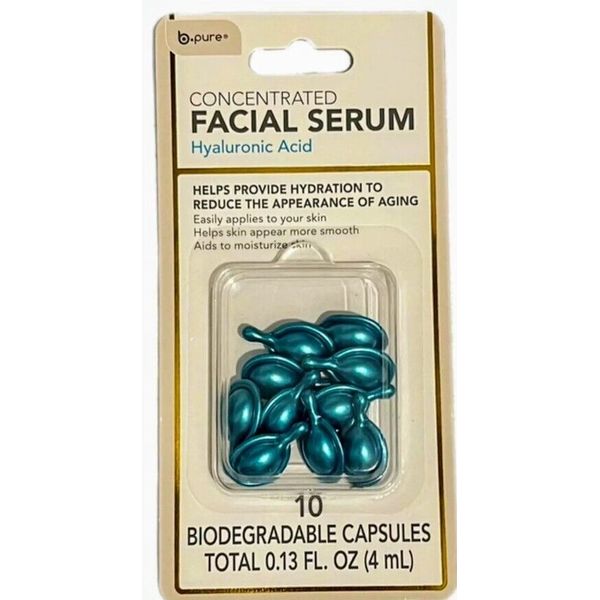 Concentrated facial serum hyaluronic acid