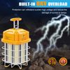 80W LED Temporary Work Light 5000K 11200Lm Led High Bay Construction Lights ETL