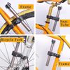 90° Rotating Bike Handlebar Mount Clamp Clip Holder Black for Flashlight Torch