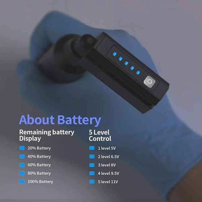 Wireless Tattoo Machine Kit Rotary Pen Battery Power Supply 20pcs