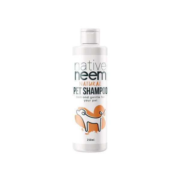 native neem pet shampoo, 8.5 fl oz (250 ml)