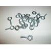 CR Framing, Screws Eye Hooks 50 PCS Silver Metal Cup Hooks Eye Shape Screw Hooks