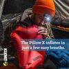 Klymit Pillow X Inflatable Camp & Travel Pillow, Red/Gray