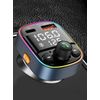 Wireless USB C Bluetooth Car Adapter with Fast Charging & Colorful Backlighting