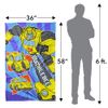 LOGOVISION Transformers Blanket, 36"x58" Bumblebee Transform Fleece Blanket