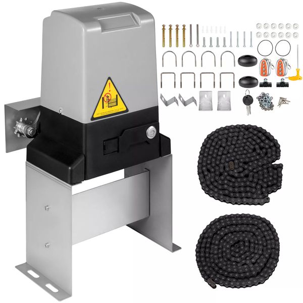 Automatic Sliding Gate Opener 3300lbs Electric Door Operator w/ Infrared Sensor