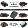 20V MAX Fast charger for Porter Cable and Black&Decker 20 Volt Lithium Battery
