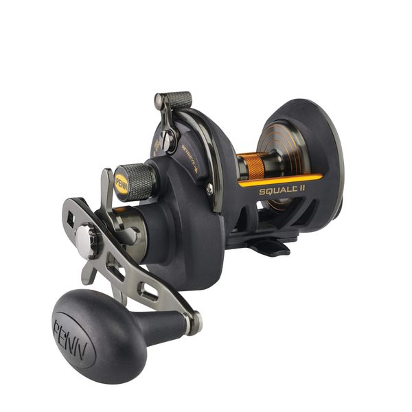 PENN Fishing Squall II Star Drag Conventional Fishing Reel, Black Gold, SQLII15SD (SQLII15SD)