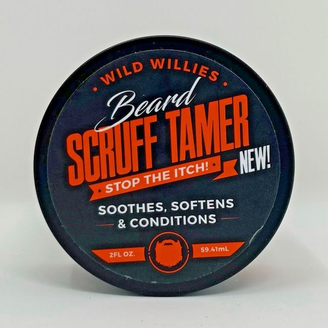 Wild Willies Scruff Tamer Beard Styling Cream Stop the Itch 2 fl oz New