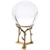 Bard's Brass-toned Egg Stand/Holder, Twig Branch Leg, 3" Diameter