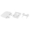 Laroal Double Socket Speaker Stand Socket Stand Wall Mount For Kitchen Organization Save Home Space Comes With Hardware For Quick Installation Double Socket Stand
