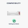 kwmobile Earphone Case for Nothing Ear (Stick) - Wireless Earbuds Silicone Drop Proof Transparent