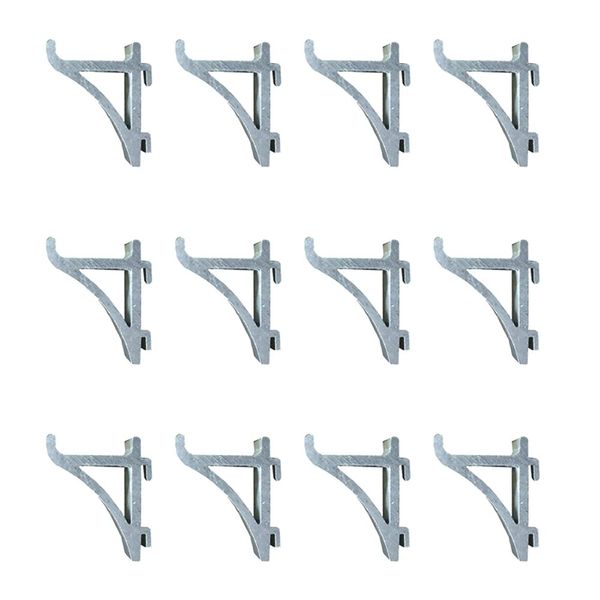 12 Pcs Refrigerator Shelf Clips Shelf Support Bracket Freezer Shelf Clip Kit for Refrigerator Cooler Freezer Fridge Shelves