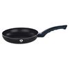 3 Pc Frying Pan Set with Soft Touch Handles and 6 Pc Kitchen Tool Set (Aquamarine)