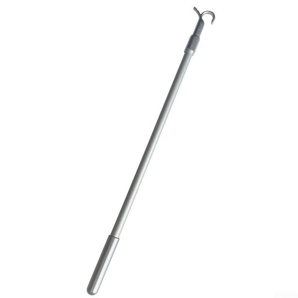 Telescopic Window Pole Rod Opener, 33 to 60cm Blinds Telescopic Pull Rod with Hook for Windows