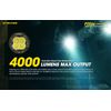 NITECORE P20iX 4000 Lumen USB-C Rechargeable Tactical Flashlight