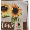 Printed Nylon Kitchen Rug (nonskid back)(18"x30") 3 SUNFLOWERS, AL