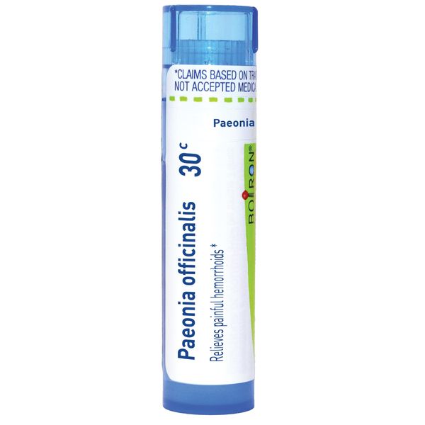Boiron Paeonia Officinalis 30C for Painful Hemorrhoids - 80 Pellets